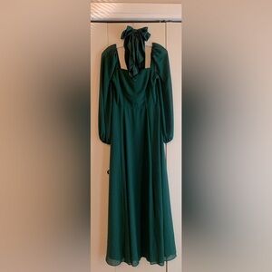 Dark Green Bridesmaid’s Dress - David’s Bridal